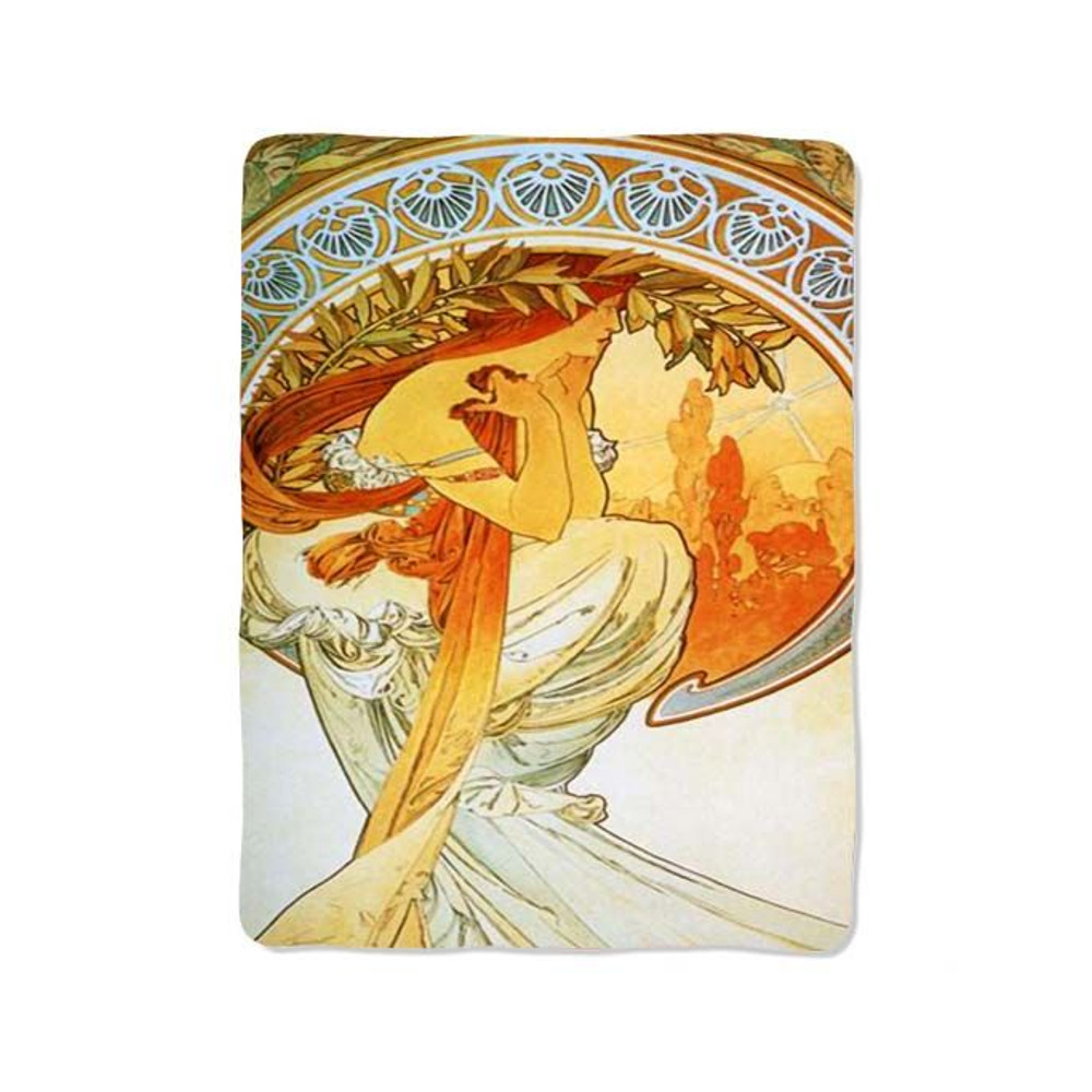 Alphonse Mucha 45 Blanket 0