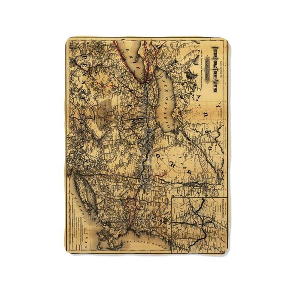 Boston Map 92 Blanket 0