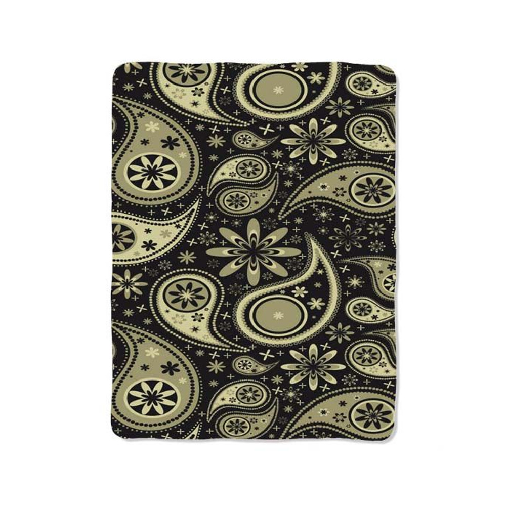 Brown Paisley Blanket 0
