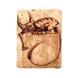 classic cheshire cat blanket