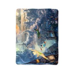 disney peterpan flying blanket