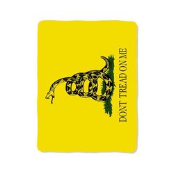 dont tread on me yellow blanket
