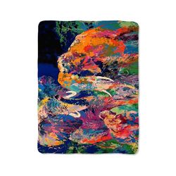 elephant family painting blanket