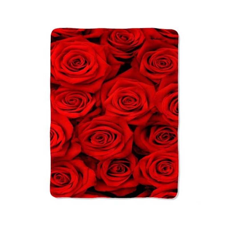 Flowers Red On Blanket 0