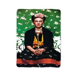 frida khalo portrait photo blanket
