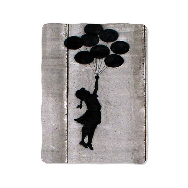 Girl And Balloon Blanket 0