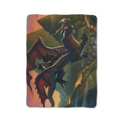 harry potter the dragon on blanket