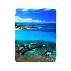 hawaii beach photography blanket