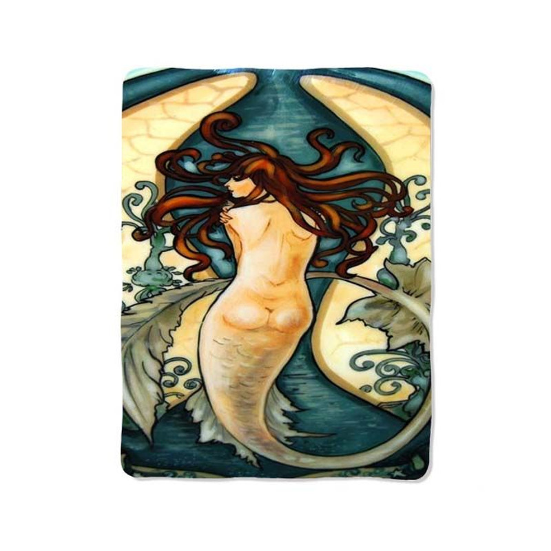Mermaid Painting Art Blanket 0