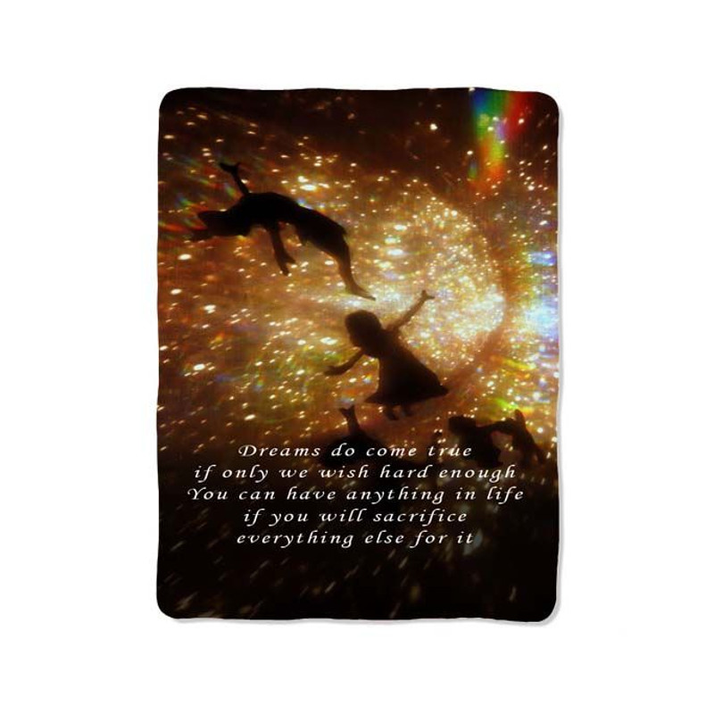 Peterpan Starry Quotes On Blanket 0