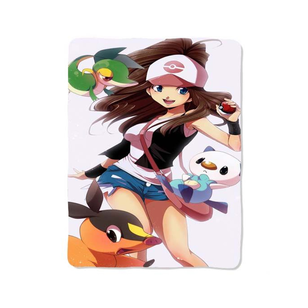 Pokemon Trainer Hilda Blanket 0