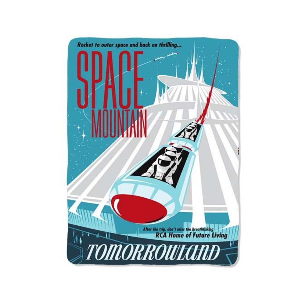 Space Mountain Tomorrowland On Blanket 0