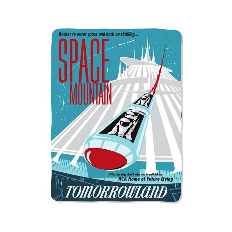 Space Mountain Tomorrowland On Blanket 0