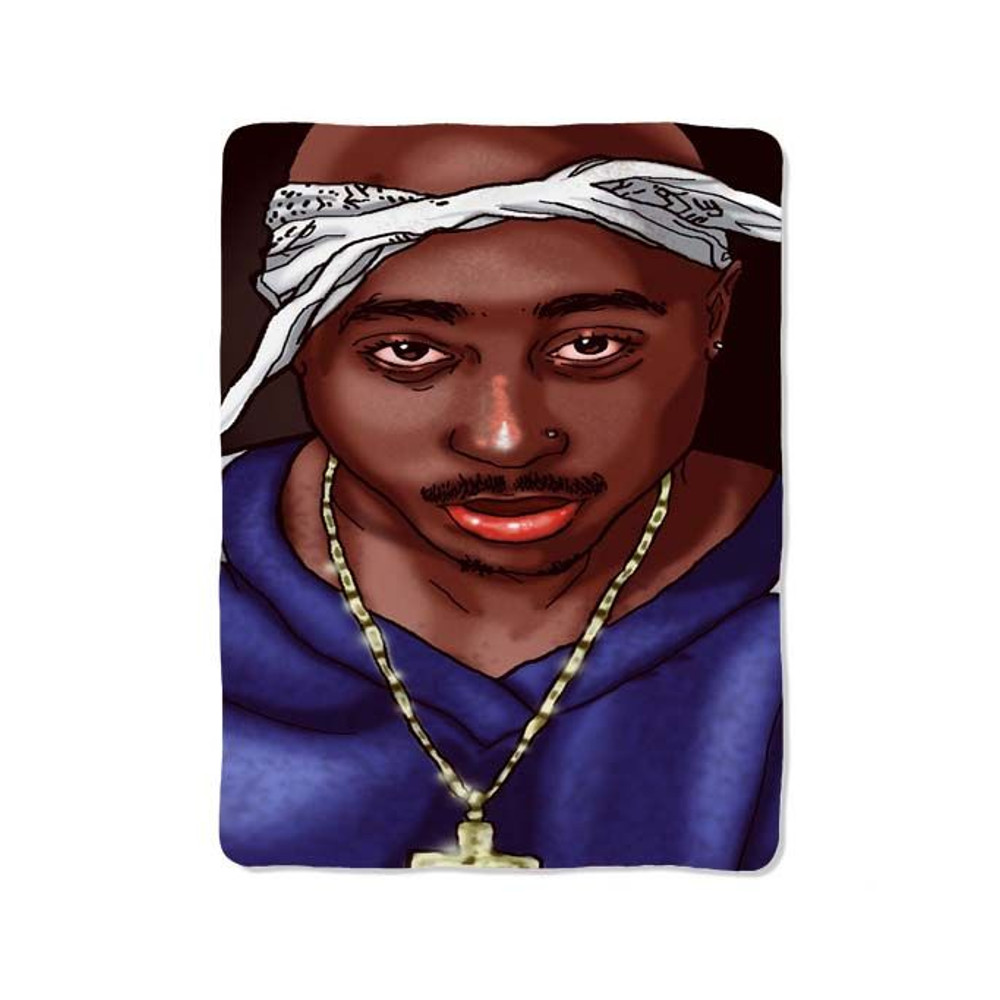 Tupac 2pac Shakur Blanket 0