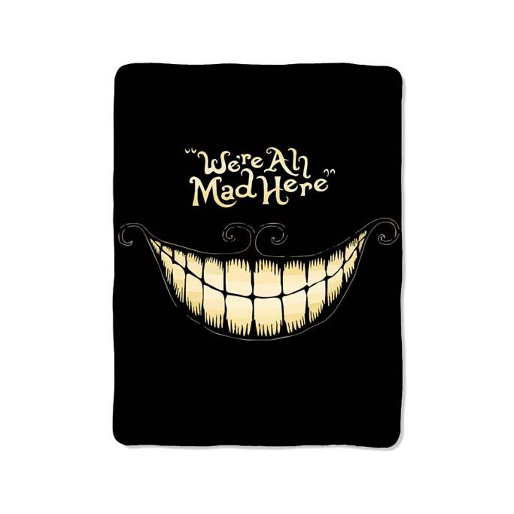 Alice In Wonderland Cheshire Cat On Blanket 0