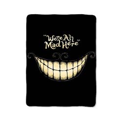 alice in wonderland cheshire cat on blanket