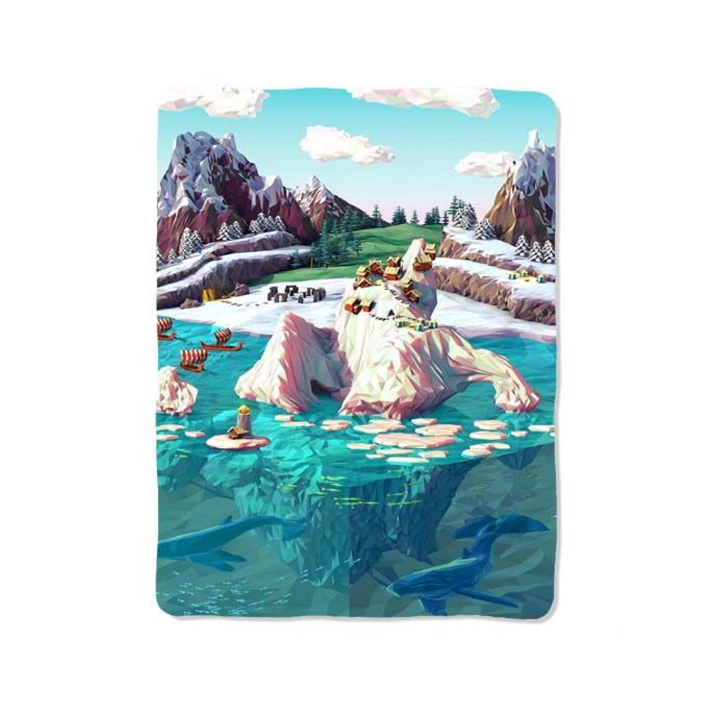 Blue Ice Lan Blanket 0