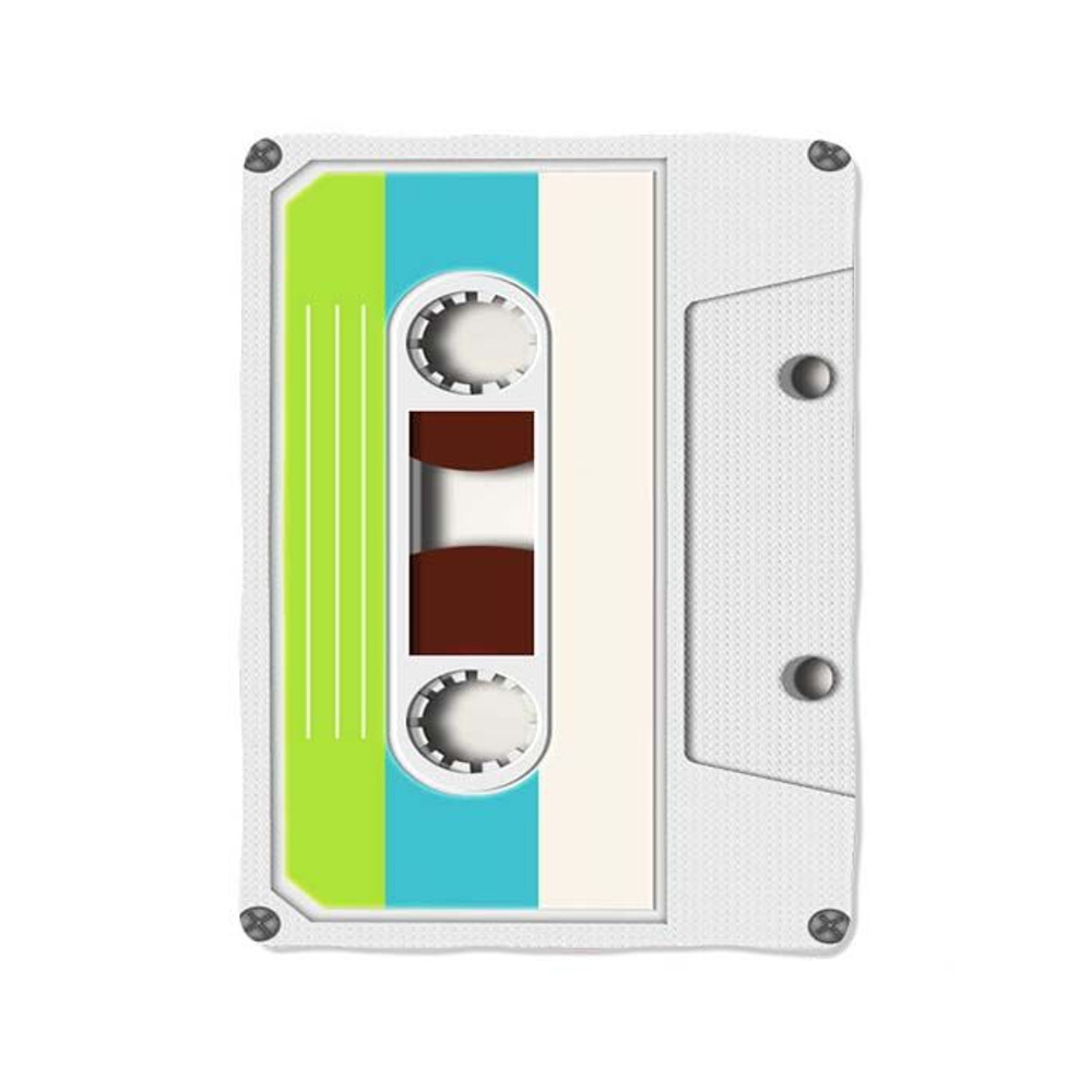 Classic Blue Green Cassette Blanket 0