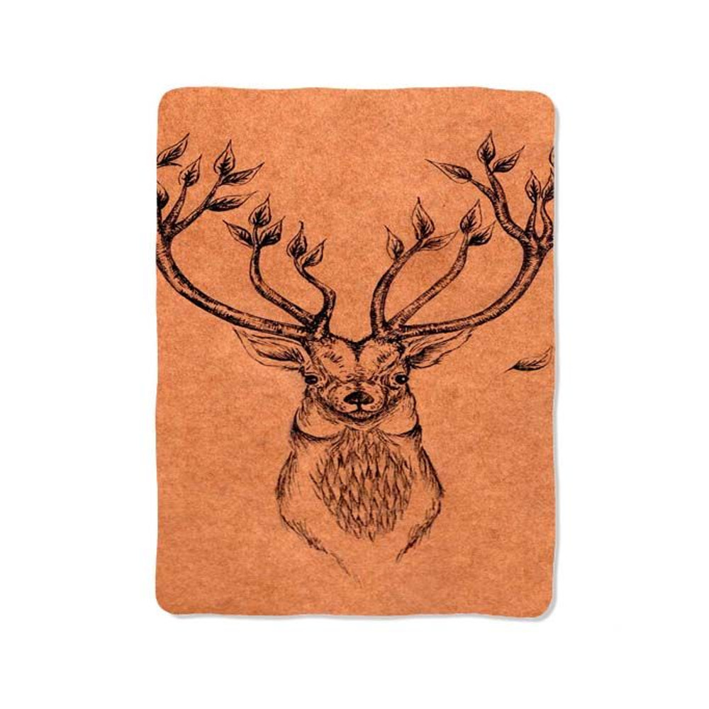 Deer Head Tattoo Blanket 0