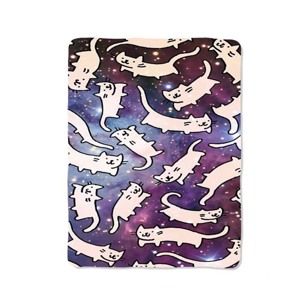 Floating Cats Nebulla Blanket 0