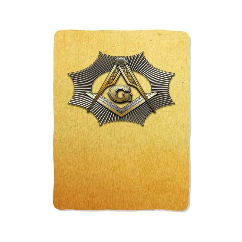 Freemason Gold Logo Blanket 0