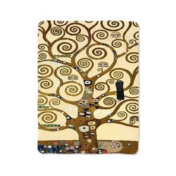 gustav klimt tree art blanket