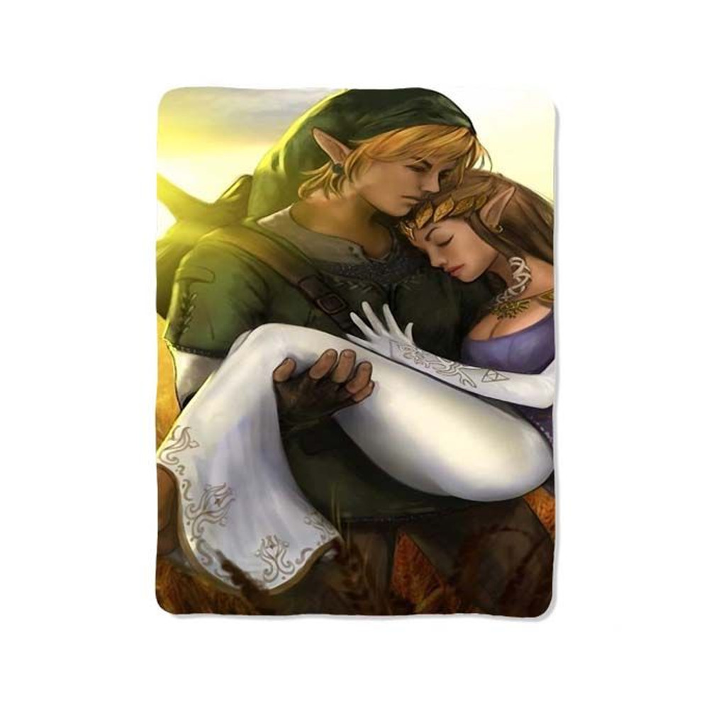 Link And Zelda The Legend Of Zelda Blanket 0
