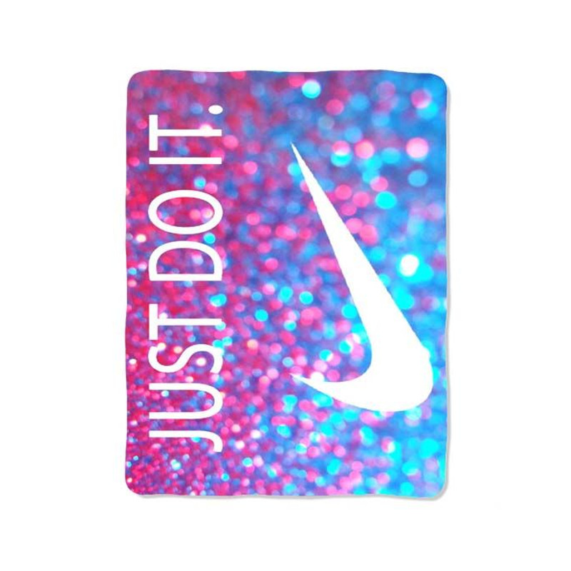 Nike Just Do It Blink Glitter Blanket 0