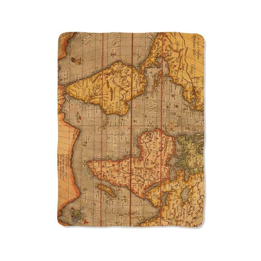 Old World Map 8 Blanket 0