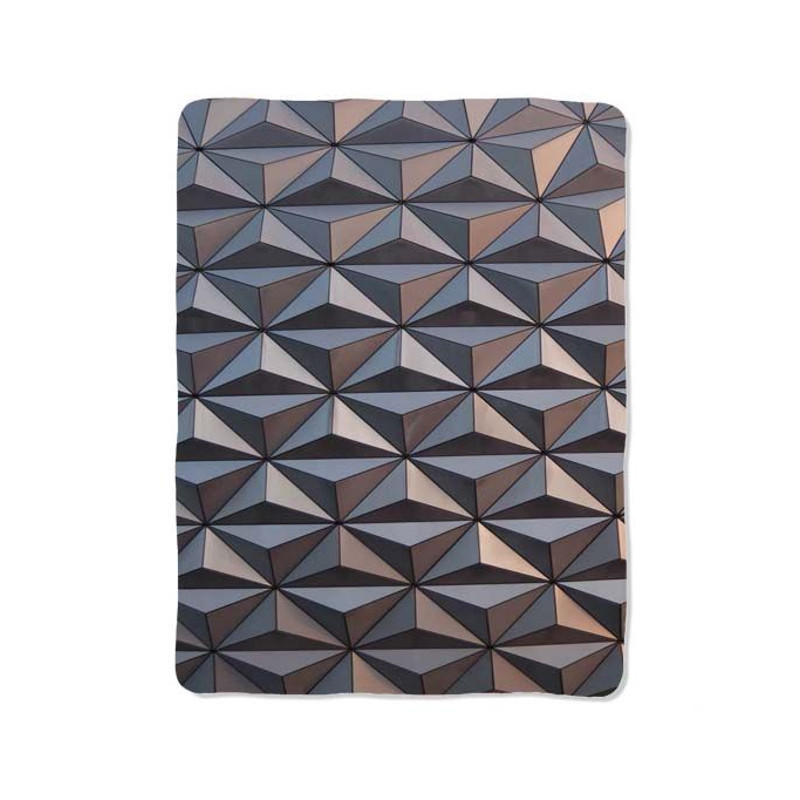 Spaceship Earth Pattern Blanket 0