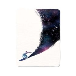 surfing galaxy nebula blanket
