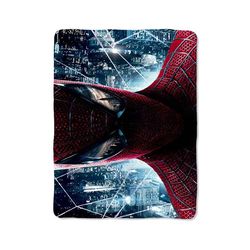 the amazing spiderman print on blanket