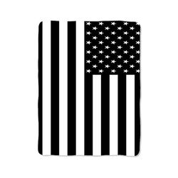 united states black flag blanket