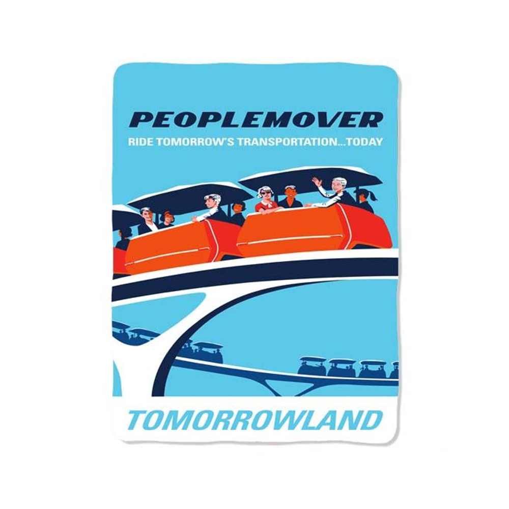 Vintage Disney Land Poster Blanket 0