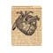 Vintage Heart Medical Illustration Blanket 0