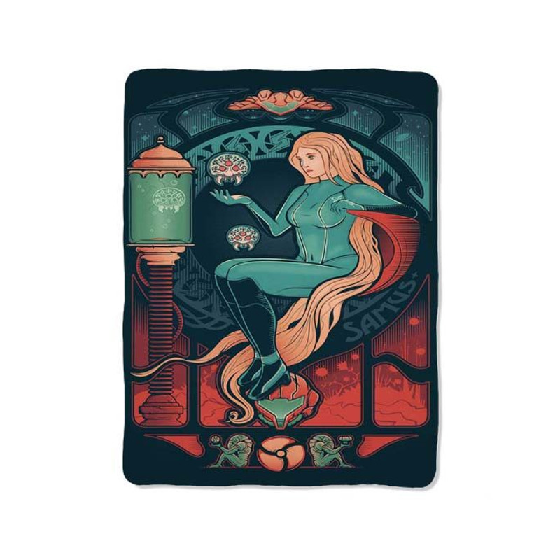 Aran Nouveau Art Print On Blanket 0