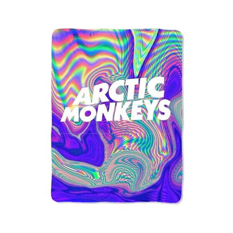Arctic Monkey Hologram Texture Print On Blanket 0
