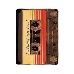 awesome mix vol 1 soundtrack guardian of the galaxy print on blanket