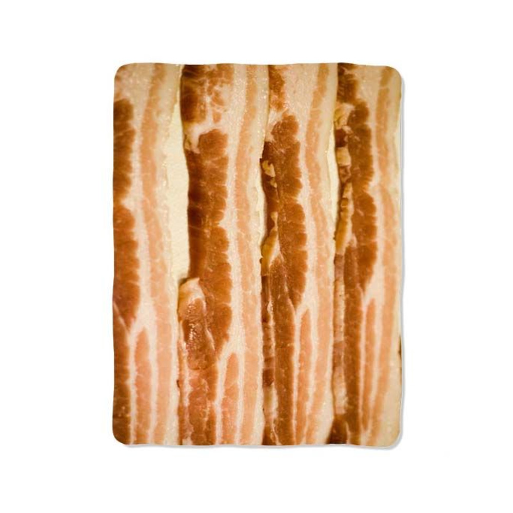 Bacon Pancake Print On Blanket 0