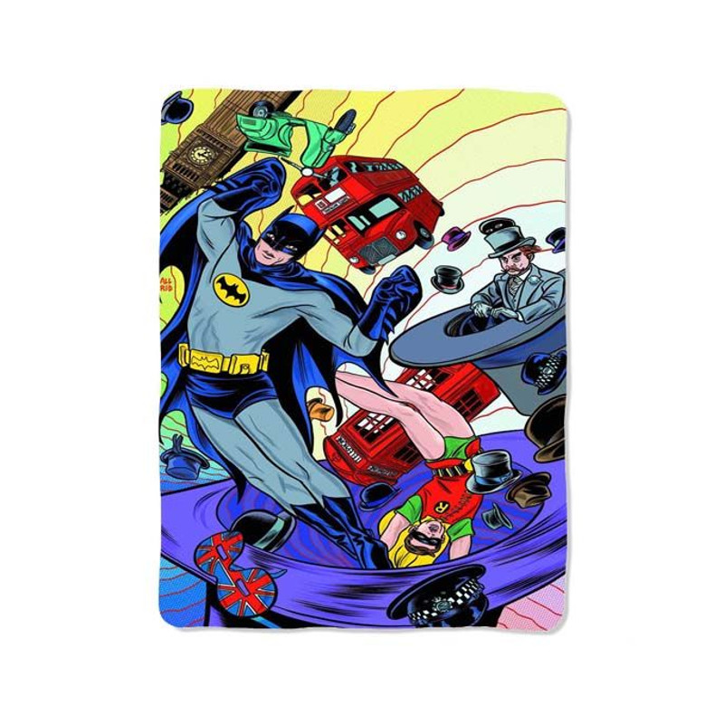Batman And Robin Magic Art Print On Blanket 0
