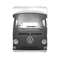 Black White Volkswagen Minibus Print On Blanket 0
