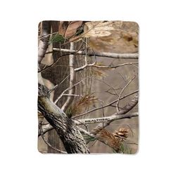 camouflage camo realtree print on blanket
