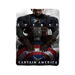 captain america 2 print on blanket