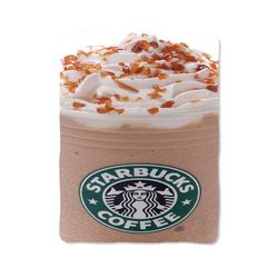 caramel brulee frapp coffee print on blanket