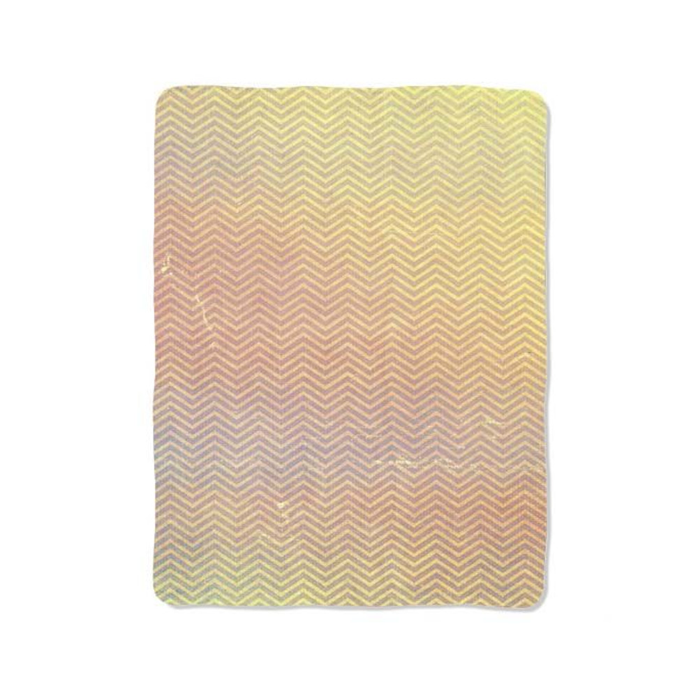 Chevron Color Texture Print On Blanket 0