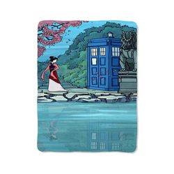 disney princess mulan print on blanket