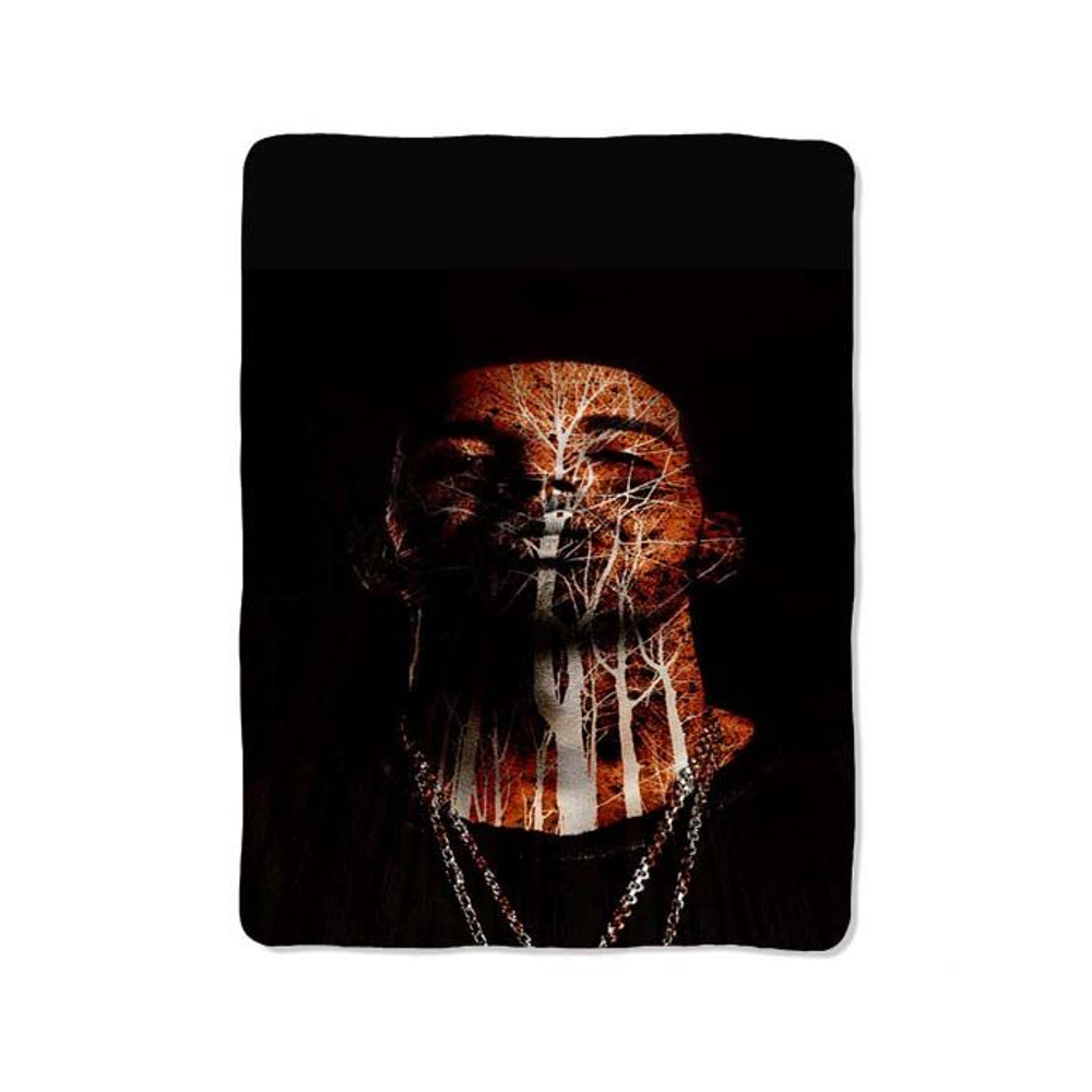 Drake Tree Color Print On Blanket 0