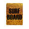 Gold Surf Board Beyonce Print On Blanket 0