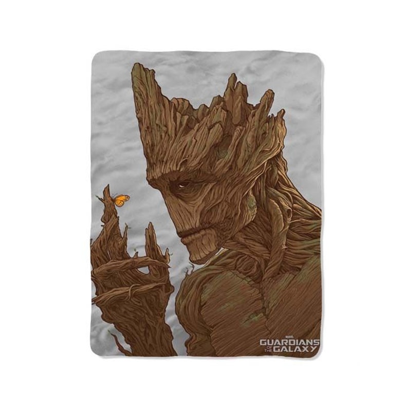Guardians Of The Galaxy Groot Print On Blanket 0
