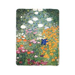 gustav klimt painting print on blanket
